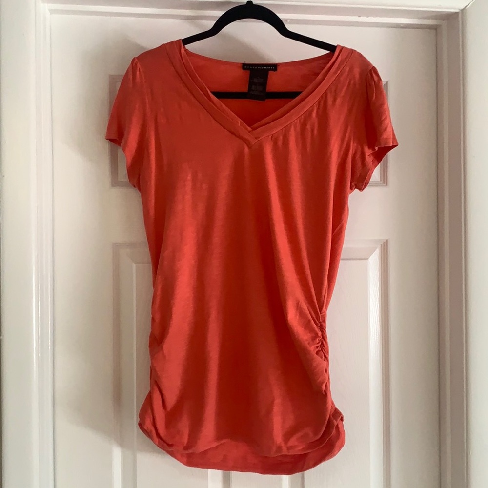 Summer Orange T-Shirt, waist slimming